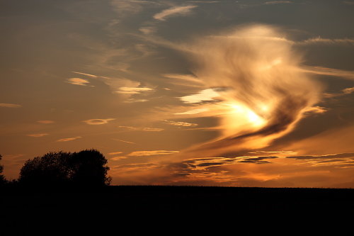 Wolken über dem Regnitztal