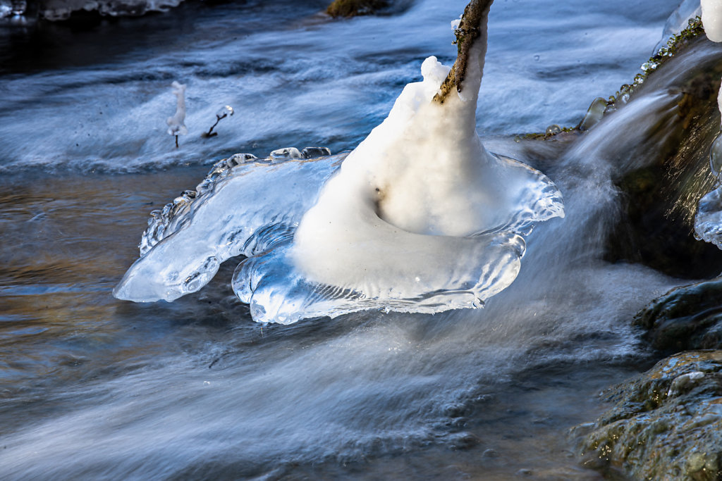 Eggerbach, Eisskulpturen